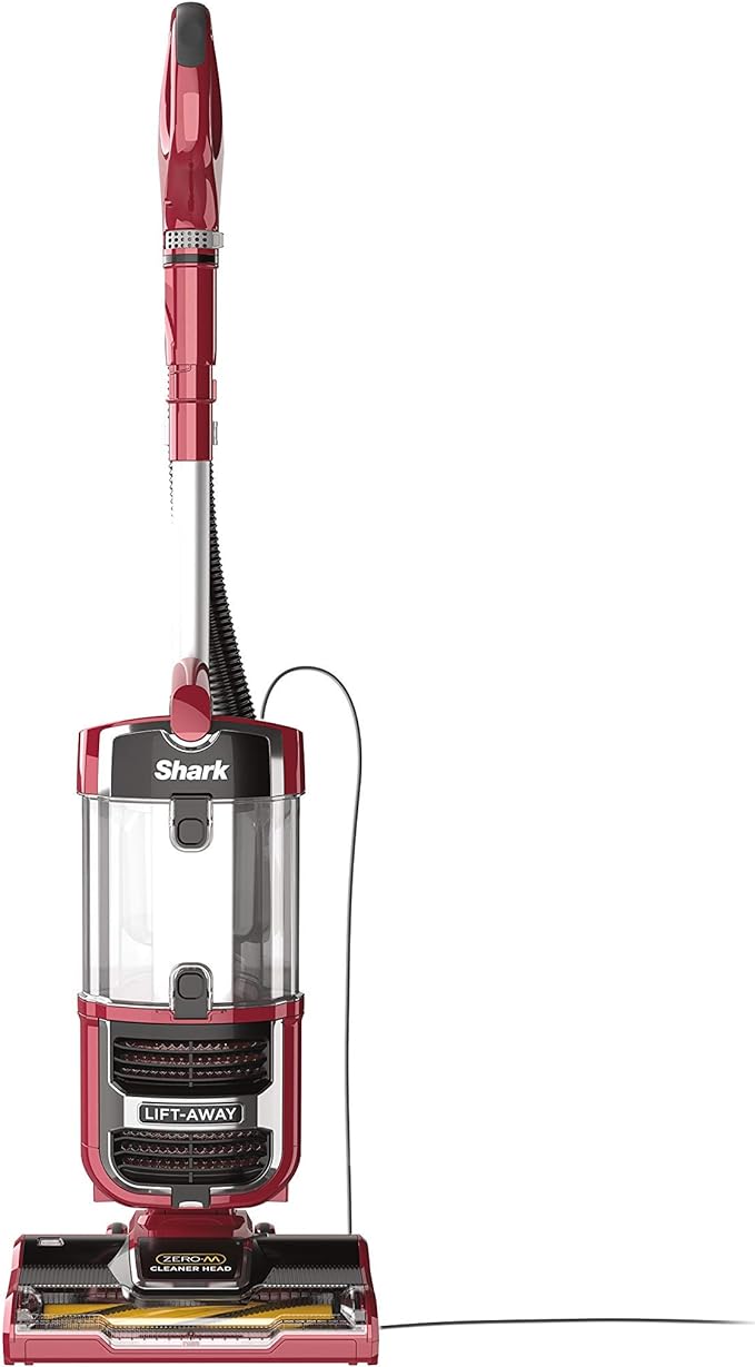 Shark Navigator Upright Vacuum Lift-Away Zero-M Anti-Hair ZU561 - Red Peony - Like New