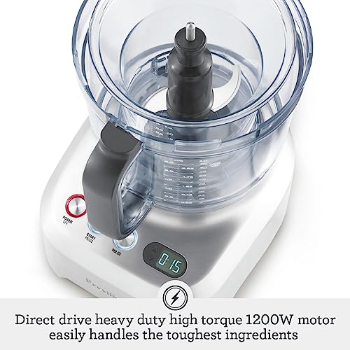 BREVILLE BFP800XL SOUS CHEF PRO 16 CUP FOOD PROCESSOR, LARGE, BRUSHED - SILVER - Like New