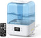 MORENTO Humidifiers for Bedroom 4.5L Top Fill Humidifiers MR4102 - WHITE/BLUE - Like New