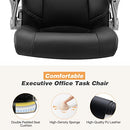 MCQ Office Chair Ergonomic Desk Executive Height Adjustable C-2822-BK - Black - Like New