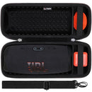 LTGEM CASE JBL CHARGE 4/5 SPEAKER CARRYING CASE HARD STORAGE - LYCRA BLACK - Like New