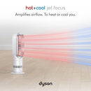 Dyson Hot+Cool™ AM09 Jet Focus heater and fan - WHITE/SILVER - Like New
