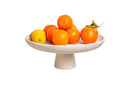 House of Five Studio Large Off white Ceramic Pedestal Bowl - Brand New