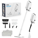 ACHTFACH 6-IN-1 1200W ROTATABLE STEAM MOP, MULTI-SURFACE STEAM CLEANER - WHITE - Like New