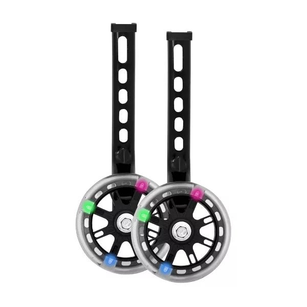 RASKULLZ BALANCE BUDDY LIGHT UP LED BIKE TRAINING WHEELS - Like New