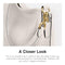COACH WOMEN'S SOFT PEBBLE LEATHER CARY SHOULDER BAG SIZE WOMEN ONE SIZE - CHALK - Brand New