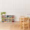 ECR4KIDS STREAMLINE 20 CUBBY TRAY STORAGE CABINET 4X5 NATURAL - WHITE WASH - Like New