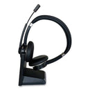 INNOVERA IVR70003 BINAURAL OVER THE HEAD BLUETOOTH HEADSET - BLACK SILVER - Like New