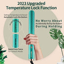 IBROO INFRARED FLAT IRON HAIR STRAIGHTENER KERATIN INFUSED S3-D1002 - GREEN - Like New