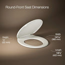 KOHLER 20111-96 Brevia Slow Close Toilet Seat Round Seat Biscuit - Brand New