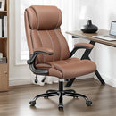 BESTFAIR Ergonomic Office Chair Home Desk Computer Chair Leather Brown OC001 - Like New