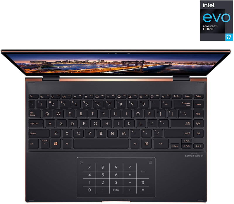 ASUS ZenBook Flip S 13.3 UHD I7-1165G7 16 1TB SSD UX371EA-XH77T Jade Black - Like New