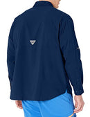 COLUMBIA MENS PFG TAMIAMI II LONG SLEEVE SHIRT 2XL - CARBON - Like New