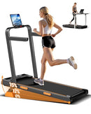 LONTEK 3 IN 1 WALKING PAD TREADMILL FOLDING WITH HANDLE BAR, X5F - CARBON BLACK - Brand New