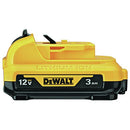 DEWALT DCB135C 2-PIECE 12V 3 AH / 5 AH LITHIUM-ION BATTERIES - YELLOW/BLK - Brand New