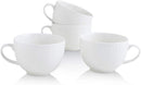 KOOV Jumbo Soup Mug, Soup Bowls with Handles,Jumbo Mug Set of 4, 24 Ounce -WHITE - Like New