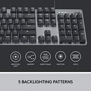 LOGITECH K845CH MECHANICAL ILLUMINATED KEYBOARD CHERRY BLUE SWITCHES - BLACK - Brand New