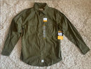 EDDIE BAUER WORKWEAR FOREMAN FIT LONG SLEEVE SHIRT - SIZE: MEN M - ARMY SURPLUS - Brand New