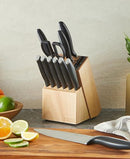 CHICAGO CUTLERY AVONDALE 12 Piece Built-In Sharpener Kitchen Knife Block Set - Like New