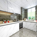 homeme Marble Wallpaper 197" x 24" Waterproof Removable Wall Stickers-Jazz White - Brand New
