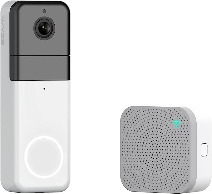 Wyze Wireless Video Doorbell Pro (Chime Included) 1440 HD Video - Scratch & Dent