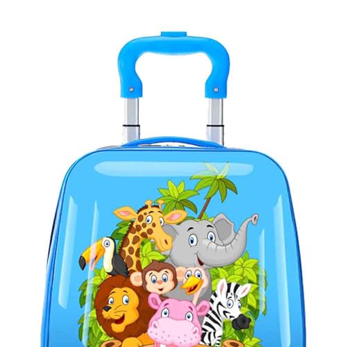 TUCCI ITALY KIDS ZOOLAND CARRY ON KIDS SUITCASE - MULTICOLOR - Like New
