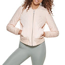 LW0RP770 Levis Women's Diamond Quilted Bomber Jacket - Peach, M - Like New