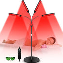 VICONOR RED LIGHT THERAPY LAMP 4 HEAD INFRARED LIGHT THERAPY - BLACK - Like New