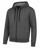 BLUE ICE MEN'S FULL-ZIP LONG-SLEEVE HOODIE - SIZE: MEN 3XL - CHARCOAL - Brand New