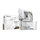 GIGABYTE X870E AORUS PRO ICE AMD MOTHERBOARD, ATX, DDR5, 4X M.2 - WHITE - Like New