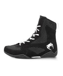 VENUM UNISEX CONTENDER BOXING SHOES - SIZE: MEN 14 WOMEN 14 (BLACK/WHITE) - Like New