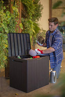 Keter City Box Cushion Box - Brown - Brand New