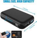VENUSTAS-6000 - 6000mah 7.4V DC PORT 5V TYPE-C PORT POWER BANK CHARGER- BLACK - Like New