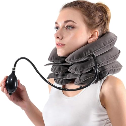 S Cervical Neck Traction Device for Instant Neck Pain Relief Inflatable - Like New