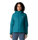 MOUNTAIN HARDWEAR WOMEN'S KOR STASIS HOODY SIZE: WOMEN L JACK PINE - NEW 2024 - Like New