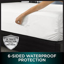 43025040725 PROTECT-A-BED ALLERZIP WATERPROOF MATTRESS ENCASEMENT FULL WHITE - Like New
