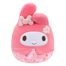 SQUISHMALLOWS SANRIO 14" MY MELODY FLORAL PLUSH MEDIUM-SIZED - BLUE/MULTICOLOR - Like New