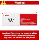 Canon Genuine 137 Black Toner Cartridge - Black - Brand New