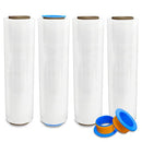 4 Rolls x 18" x 1500 Feet x 80 Gauge Clear Commercial Grade,B0BV7L9FW9 - NEW - Brand New