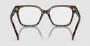 RALPH LAUREN WOMEN FULL-RIM SQUARE EYEGLASSES SHINY DARK HAVANA FRAME 55-18-145 - Like New