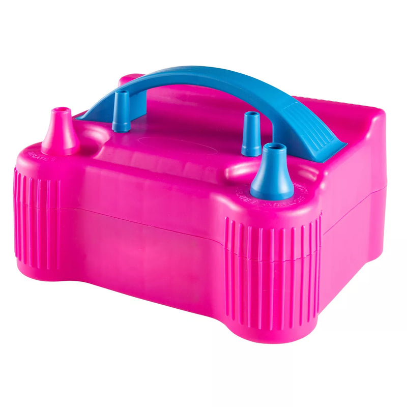 ELECTRIC BALLOON PUMP – INFLATES BALLOONS IN 3 SECONDS - PINK AND BLUE - Like New