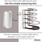 CUISINEL 12.2" HEAVY DUTY EXTRA LARGE 5 PAN & POT ORGANIZER 5 TIER RACK - BRONZE - Like New
