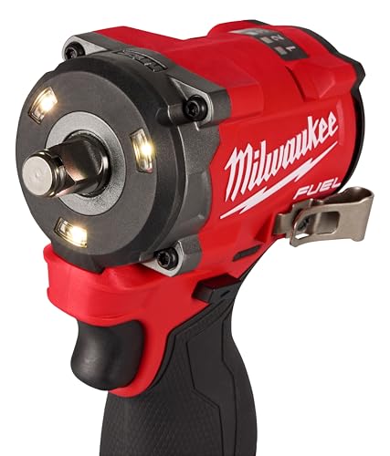 MILWAUKEE ELECTRIC M12 FUELTRADE STUBBY 1/2 IMPACT WRENCH 2563-20 - RED - Like New