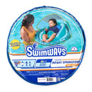 SWIMWAYS INFANT SPRING FLOAT WITH SUN CANOPY - BLUE - Brand New