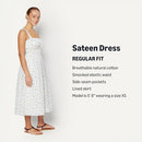 AMAZON X SOFIA GRAINGE MOMMY & ME SATEEN DRESSES IVORY BLUE SIZE SMALL - Brand New