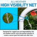 FRANKLIN SPORTS COMPETITION SOCCER GOALS - 12' X 6' - WHITE - Like New