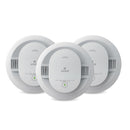 KIDDE SMOKE DETECTOR 10-YEAR BATTERY POWERED LED 85 DB ALARM 5" 3-PACK - WHITE - Like New