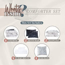 Elegant Comfort Reversible 10-Piece Comforter Set Marble, 10pc Marble, Queen - Brand New