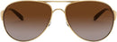 OAKLEY Women's Oo4054 Caveat Aviator Sunglasses Dark Brown - Scratch & Dent