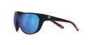 COSTA DEL MAR WOMEN'S MAYFLY ROUND 58MM BLUE POLARIZED 580G MATTE BLACK/BLUE - Like New